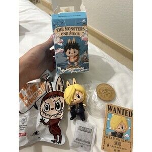 POP MART Labubu The Monsters x One Piece Figure Toy Doll - SANJI